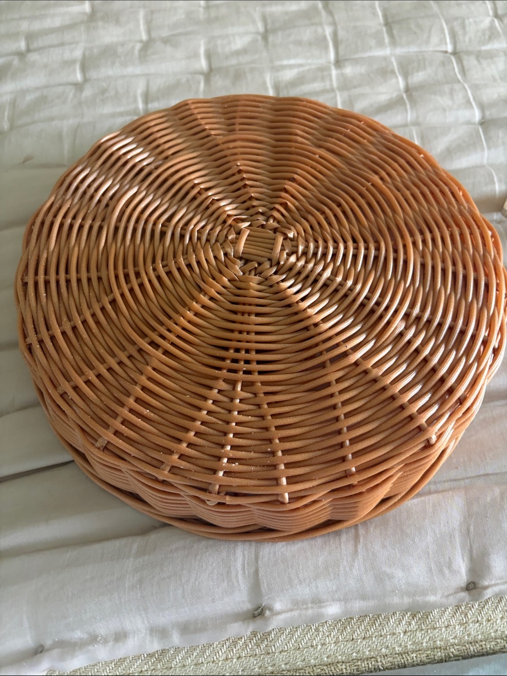 10” wickertype basket - Picture 2 of 2